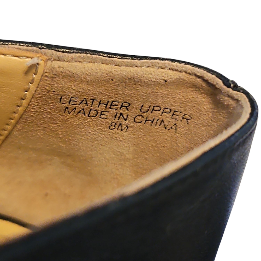 Talbots Black Open Toe Flats - Picture 6 of 6